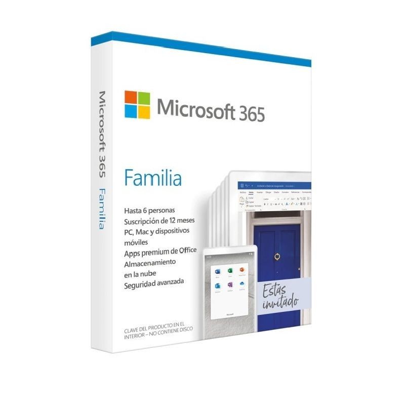 Microsoft 365 familia - word - excel - powerpoint - outlook -