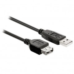 Cable Alargador USB 2. 0 3GO C108/ USB Macho - USB Hembra/ 5m