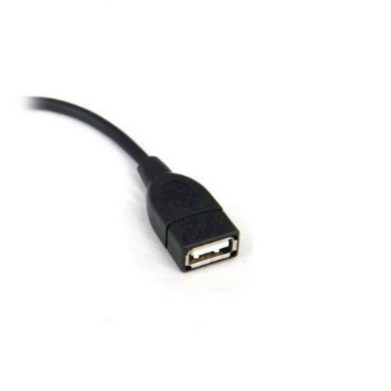 Cable USB 2. 0 3GO C122/ MicroUSB Macho - USB Hembra/ 15cm/ Negro