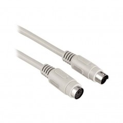 Cable Alargador PS2 3GO C305/ Mini DIN Macho - Mini DIN Hembra/ 1. 8m/ Blanco