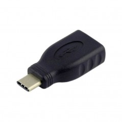 Adaptador Aisens A108-0323/ USB Macho - USB Hembra