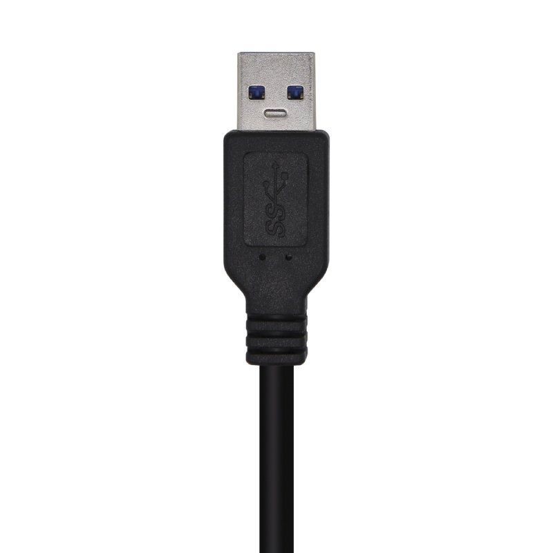 Cable USB 3. 0 Impresora Aisens A105-0445/ USB Macho - USB Macho/ 3m/ Negro