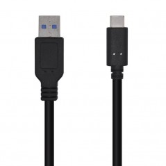 Cable USB 3. 1 Aisens A107-0450/ USB Tipo-C Macho - USB Macho/ 1. 5m/ Negro