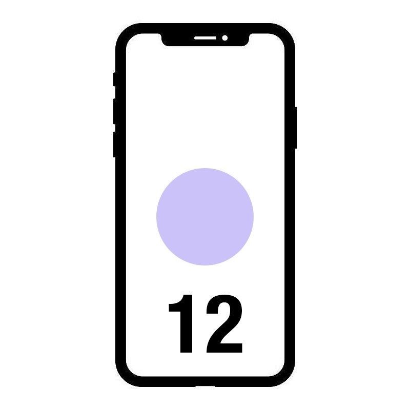 Smartphone Apple iPhone 12 64GB / 6. 1"/ 5G/ Púrpura
