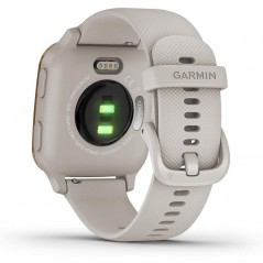 Smartwatch Garmin Venu SQ Music Edition/ Notificaciones/ Frecuencia Cardíaca/ GPS/ Oro Rosa
