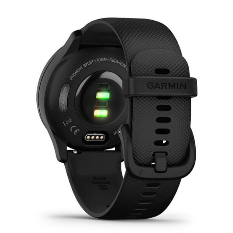 Smartwatch Garmin Vivomove Sport/ Notificaciones/ Frecuencia Cardíaca/ GPS/ Negro Pizarra