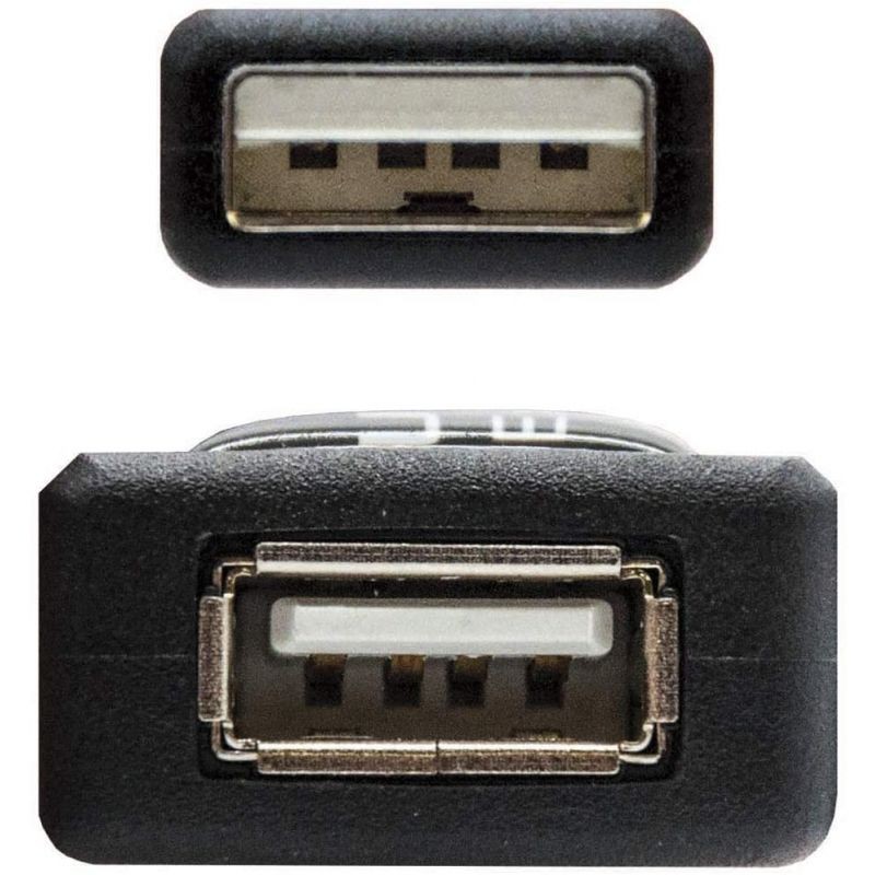 Cable Alargador USB 2.0 Nanocable 10.01.0213 USB Macho - USB Hembra 15m Negro