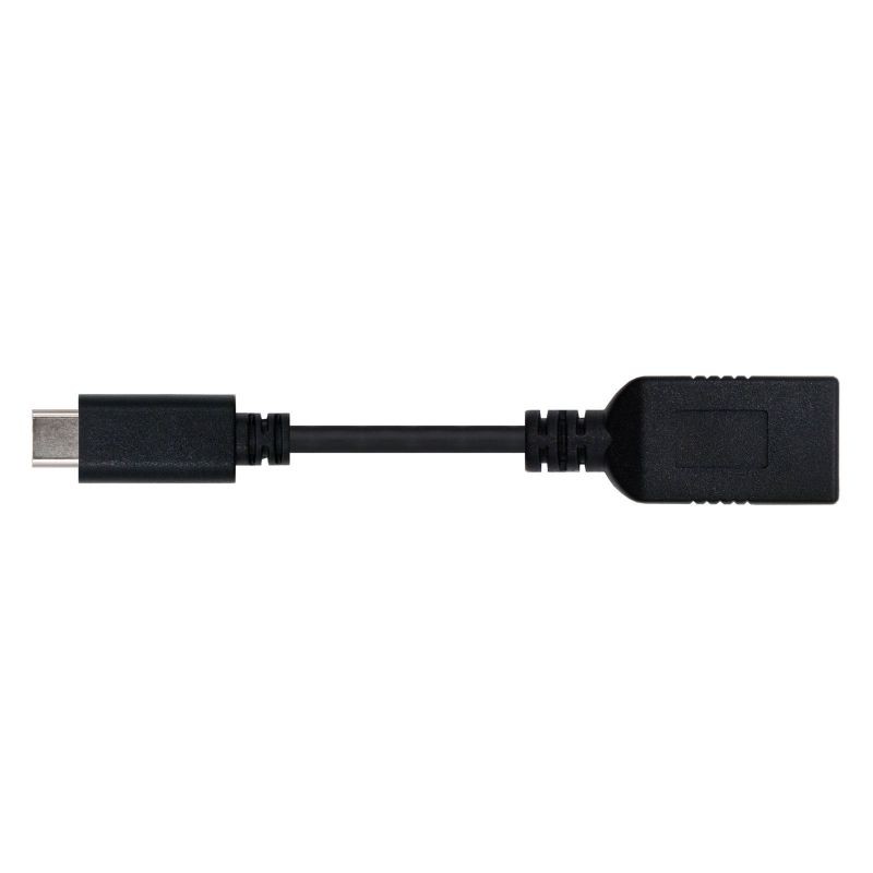 Cable USB 3.1 Nanocable 10.01.4201 USB Tipo-C Macho - USB Hembra 15cm Negro