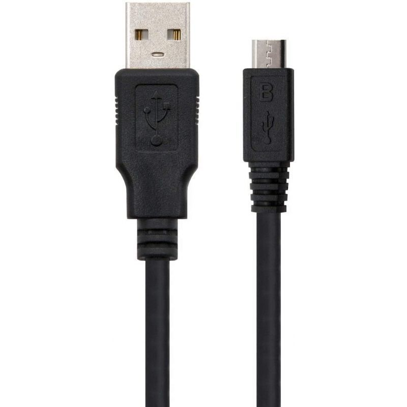 Cable USB 2.0 Nanocable 10.01.0503 USB Macho - MicroUSB Macho 3m Negro