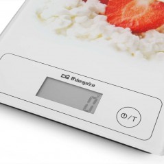 Báscula de Cocina Electrónica Orbegozo PC 1018 hasta 5kg Blanca
