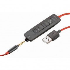 Auriculares Plantronics Blackwire C3215 con Micrófono Jack 3.5 USB Negros
