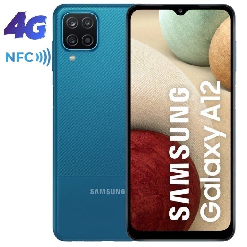 Smartphone Samsung Galaxy A12 4GB 64GB 6.5 Azul