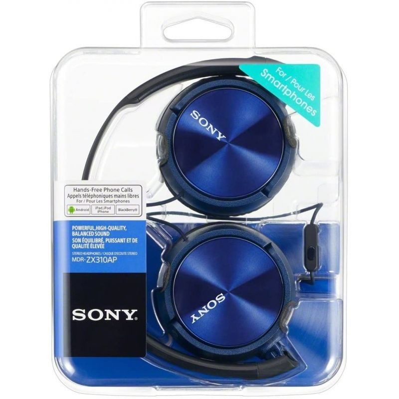Auriculares Sony MDRZX310APL con Micrófono Jack 3.5 Azules