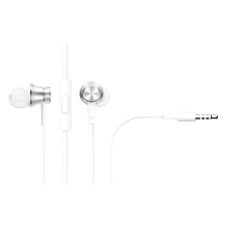 Auriculares Intrauditivos Xiaomi Mi In Ear Basic con Micrófono Jack 3.5 Plateados