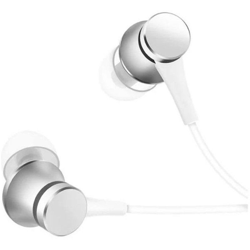 Auriculares Intrauditivos Xiaomi Mi In Ear Basic con Micrófono Jack 3.5 Plateados