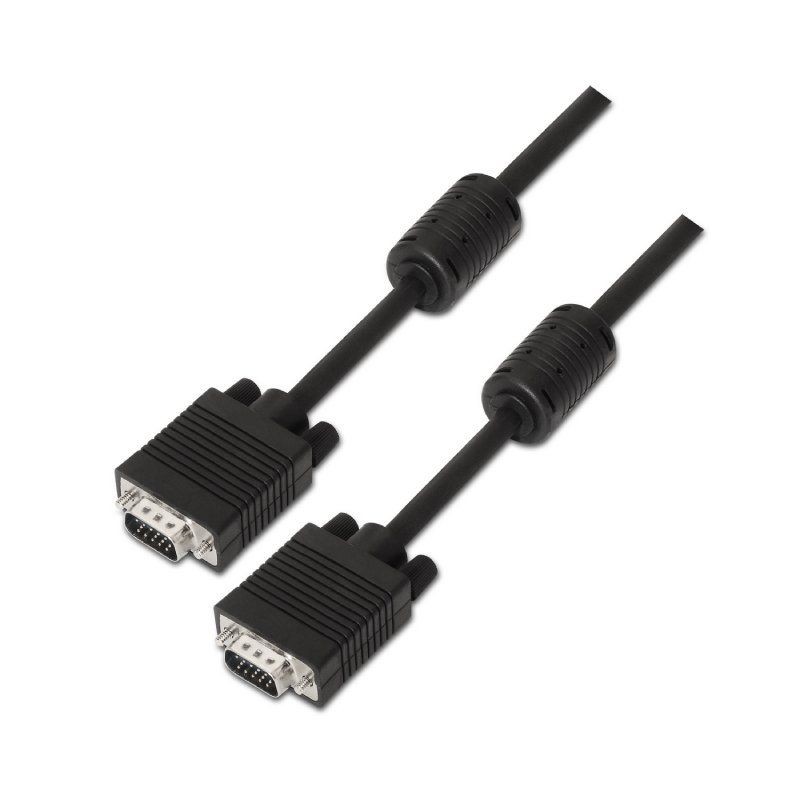 Cable SVGA Aisens A113-0073 VGA Macho - VGA Macho 6m Negro