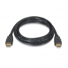 Cable HDMI 2.0 4K Aisens A120-0120 HDMI Macho - HDMI Macho 1.5m Certificado Negro