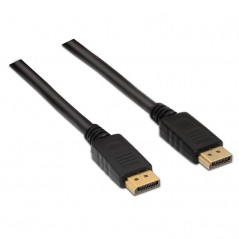 Cable Displayport 1.2 4K Aisens A124-0129 Displayport Macho - Displayport Macho 2m Negro