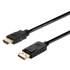 Cable Displayport Aisens A125-0364 Displayport Macho - HDMI Macho 2m Negro