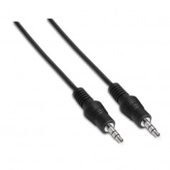 Cable Estéreo Aisens A128-0142 Jack 3.5 Macho - Jack 3.5 Macho 1.5m Negro