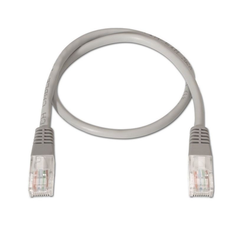 Cable de Red RJ45 UTP Aisens A133-0177 Cat.5e 1m Gris