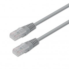 Cable de Red RJ45 UTP Aisens A133-0184 Cat.5e 15m Gris