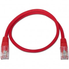 Cable de Red RJ45 UTP Aisens A133-0187 Cat.5e 50cm Rojo