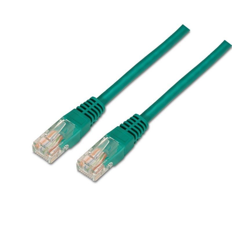 Cable de Red RJ45 UTP Aisens A133-0193 Cat.5e 50cm Verde