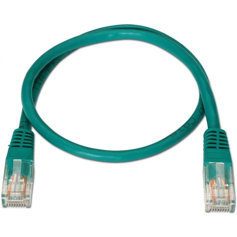 Cable de Red RJ45 UTP Aisens A133-0194 Cat.5e 1m Verde