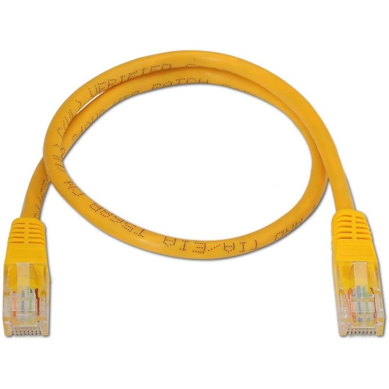Cable de Red RJ45 UTP Aisens A135-0253 Cat.6 50cm Amarillo