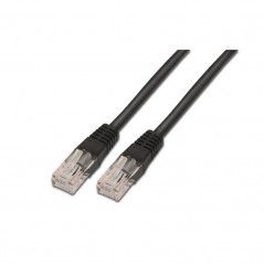 Cable de Red RJ45 UTP Aisens A135-0257 Cat.6 50cm Negro