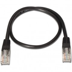 Cable de Red RJ45 UTP Aisens A135-0257 Cat.6 50cm Negro