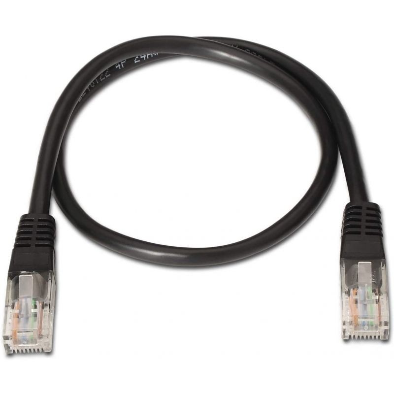 Cable de Red RJ45 UTP Aisens A135-0258 Cat.6 1m Negro