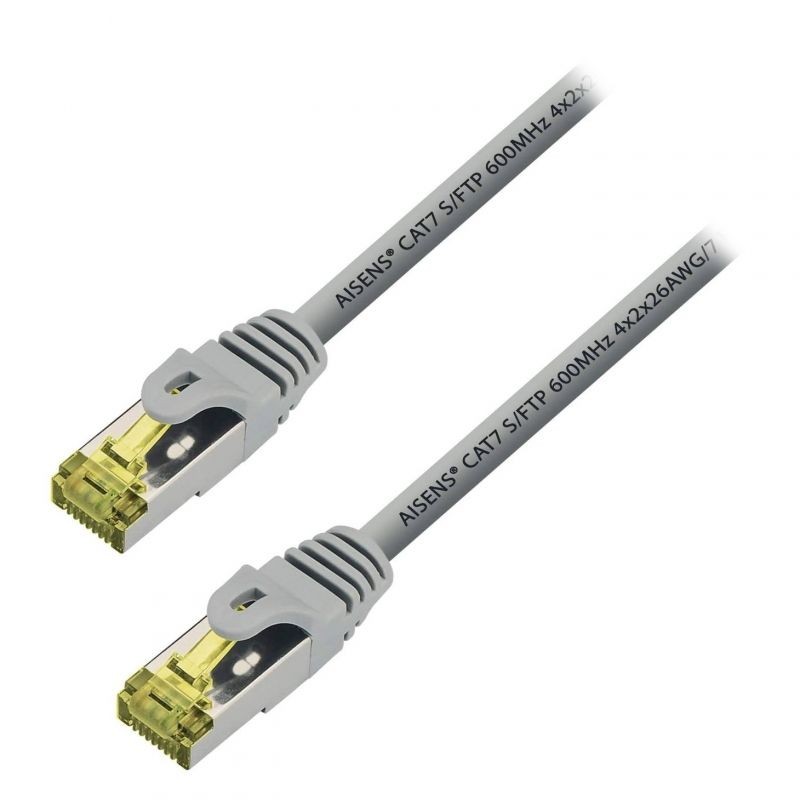Cable de Red RJ45 S FTP Aisens A146-0333 Cat.7 50cm Gris