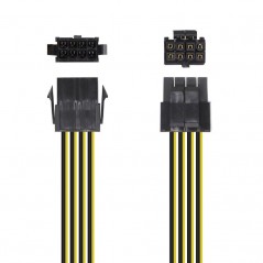 Cable de Alimentación Microprocesador Aisens A131-0419 Molex -4 4 PIN Macho - Molex 8 PIN Hembra 30cm