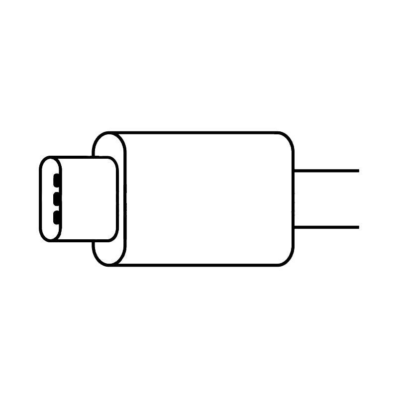 Cable de Carga USB 2.0 Apple MLL82ZM A de conector USB Tipo-C a USB Tipo-C para MacBook 2m