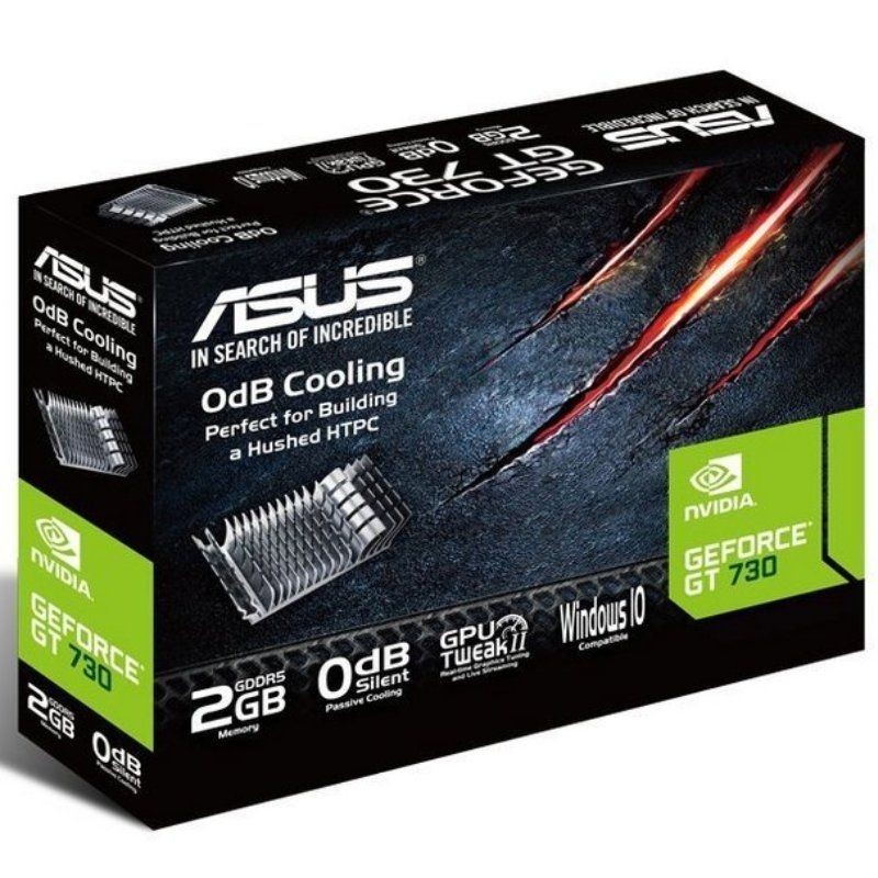 Tarjeta Gráfica Asus GeForce GT 730 2GB GDDR5