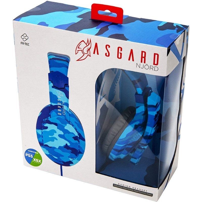 Auriculares Gaming con Micrófono Blade FR-TEC Asgard NJÖRD Jack 3.5 Azules