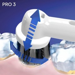 Cepillo Dental Braun Oral-B Pro 3 3000 Pure Clean Negro