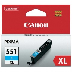Cartucho de Tinta Original Canon CLI-551C XL Alta Capacidad Cian
