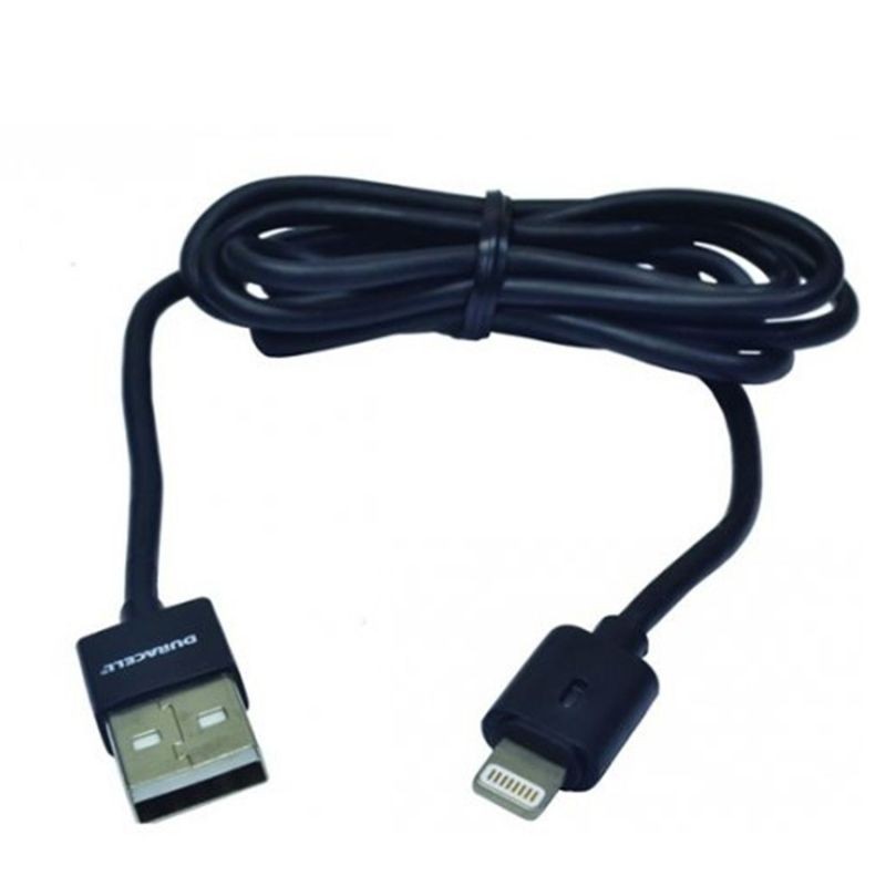 Cable USB Lightning Duracell USB5012A USB Macho - Lightning Macho 1m Negro