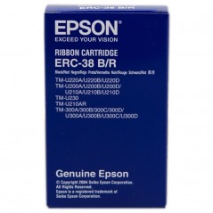 Cinta Nylon Epson ERC-38 Negro Rojo