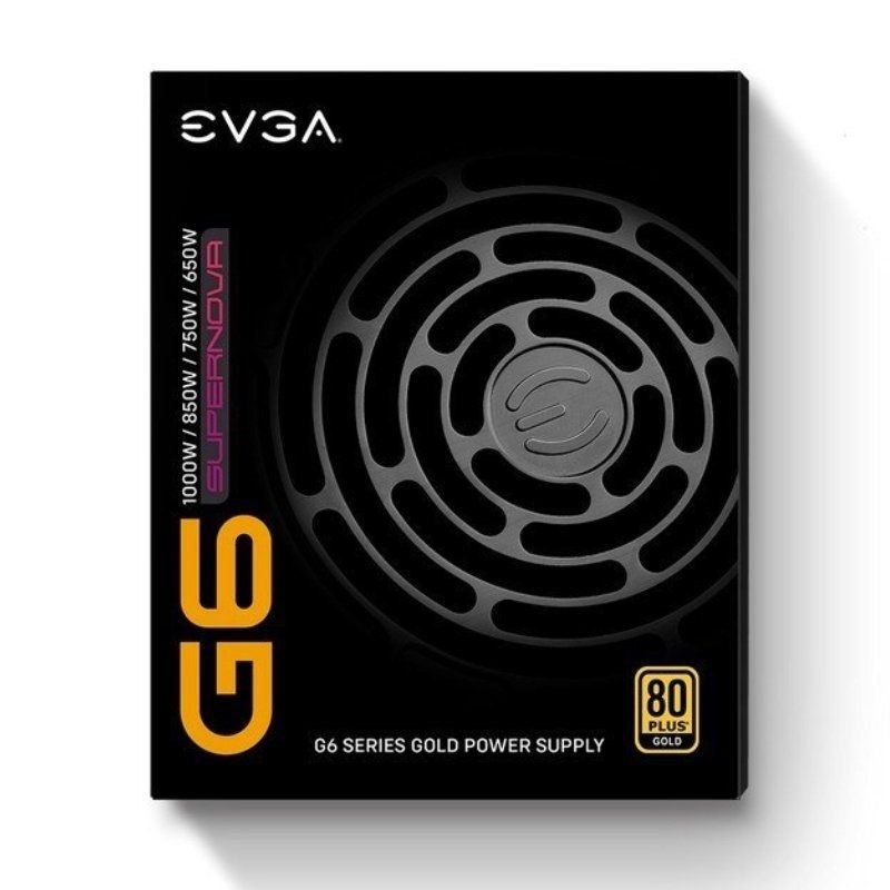 Fuente de Alimentación EVGA 750 G6 Supernova 750W Ventilador 13.5cm 80 Plus Gold