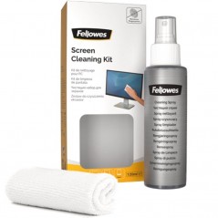 Kit Limpiador de Pantallas Fellowes Screen Cleaning Kit 9930501 Spray 120ml Gamuza Microfibra