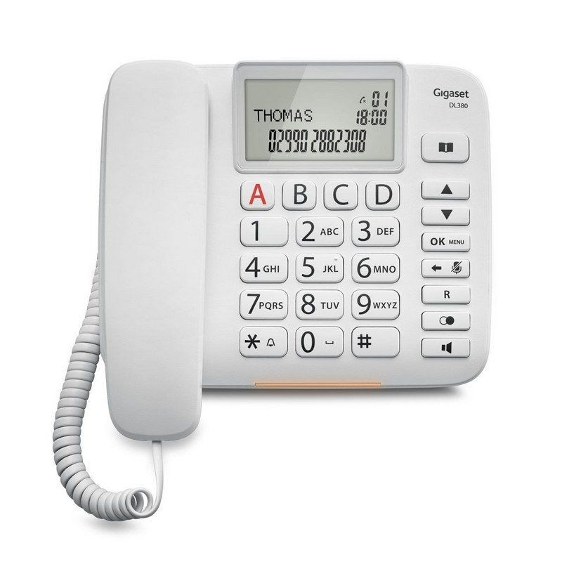 Teléfono Gigaset DL380 Blanco