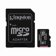 Tarjeta de Memoria Kingston CANVAS Select Plus 128GB microSD XC con Adaptador Clase 10 100MBs