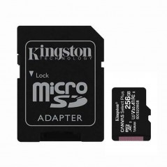 Tarjeta de Memoria Kingston CANVAS Select Plus 256GB microSD XC con Adaptador Clase 10 100MBs