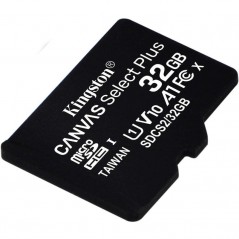 Tarjeta de Memoria Kingston CANVAS Select Plus 32GB microSD HC Clase 10 100MBs