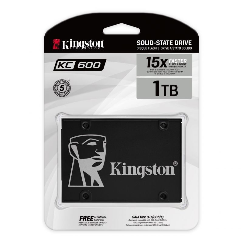 Disco SSD Kingston SKC600 1TB SATA III