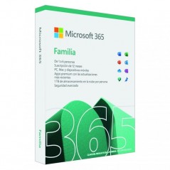 Microsoft Office 365 Familia 6 Usuarios 1 Ańo Multidispositivo